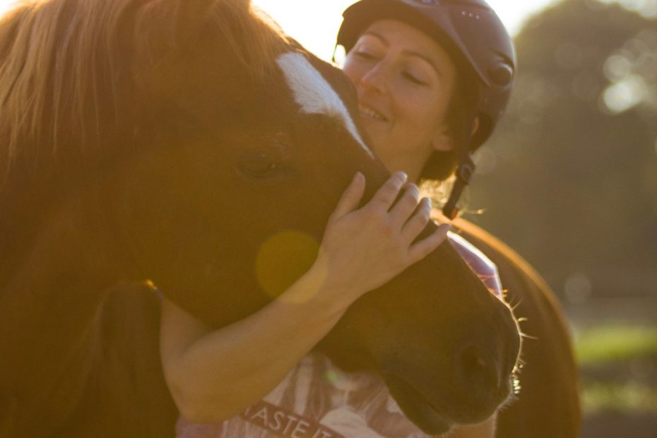 Pferd und Besitzerin