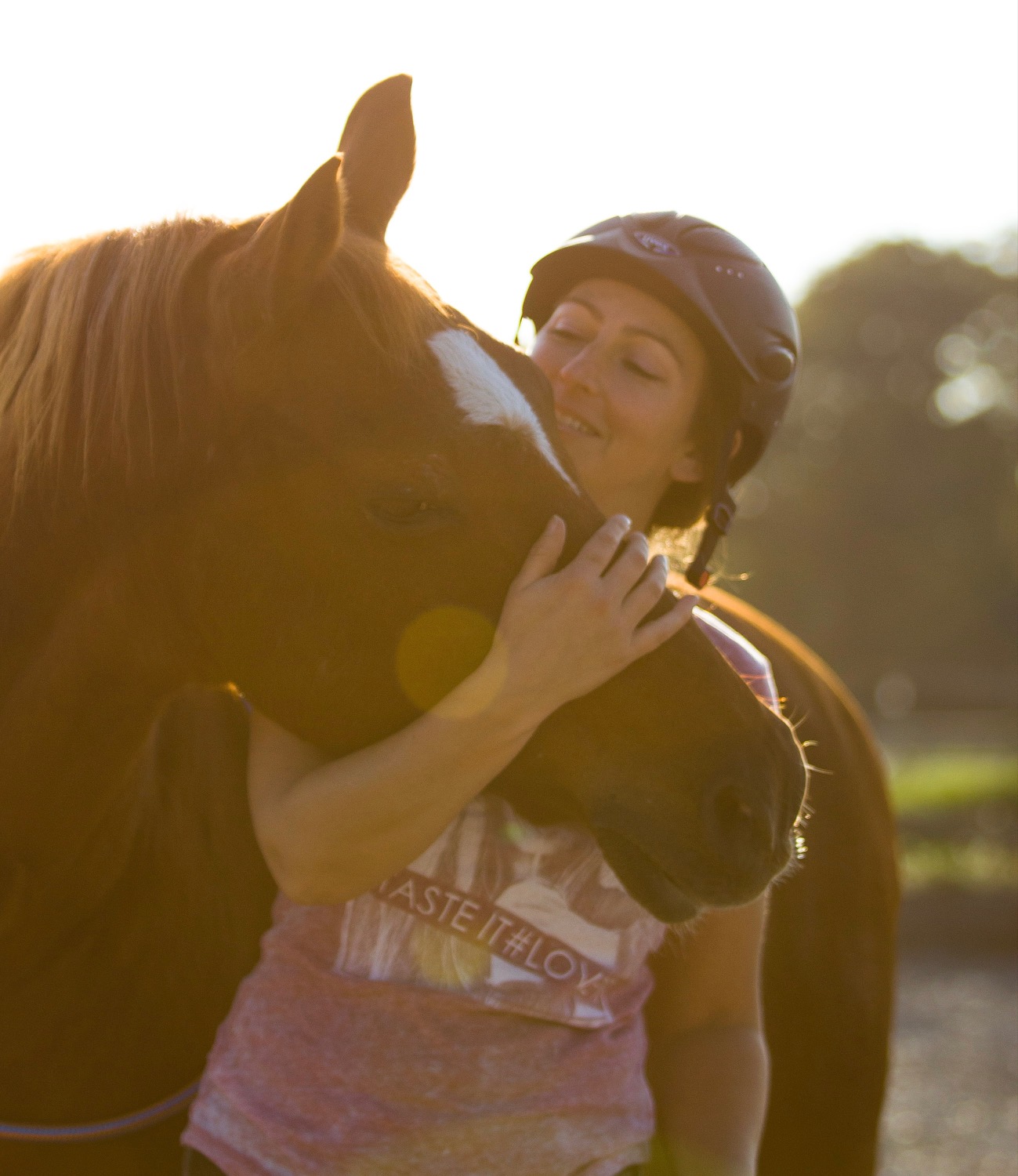 Pferd und Besitzerin